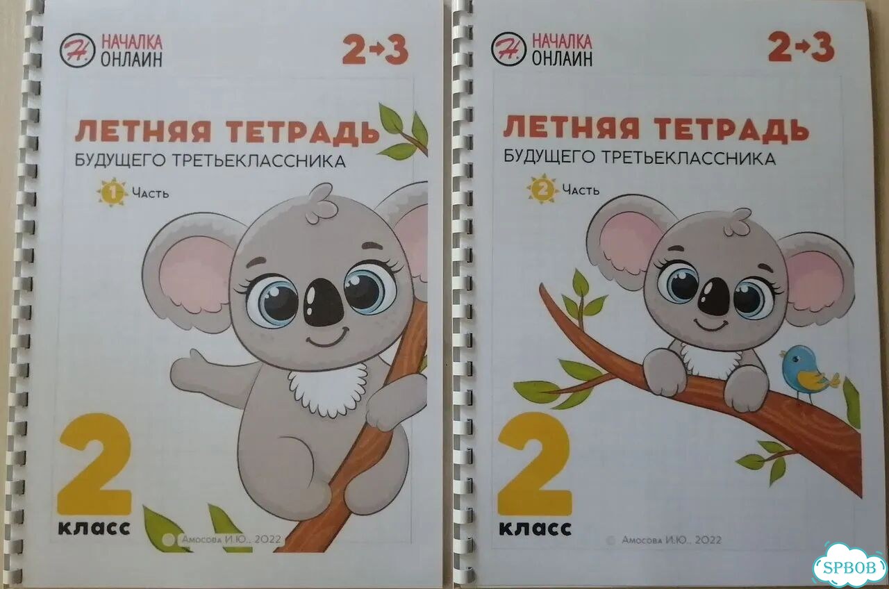 Летняя тетрадь будущего третьеклассника, две части фото 1
