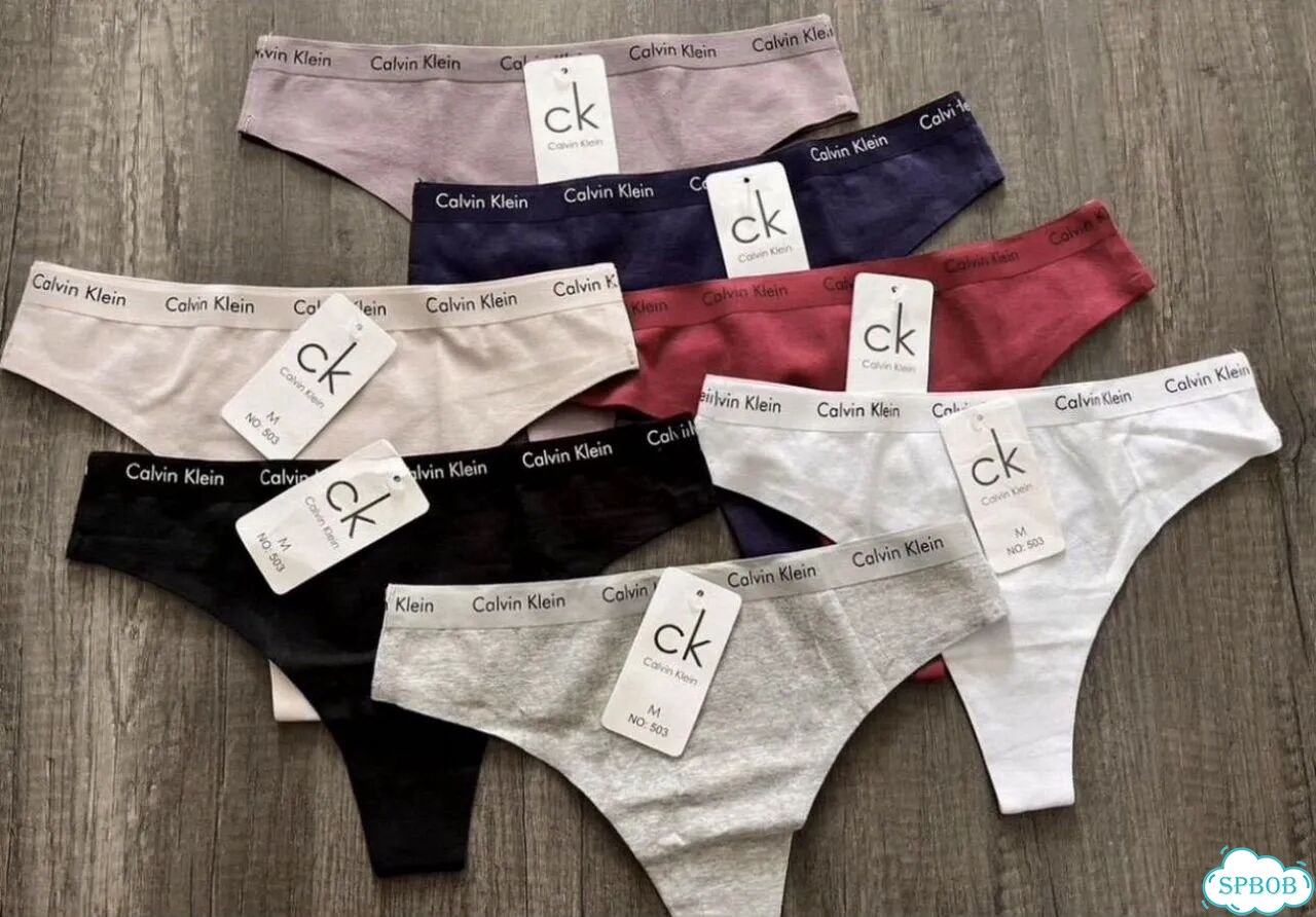 Трусы женские стринги calvin klein 3шт фото 3