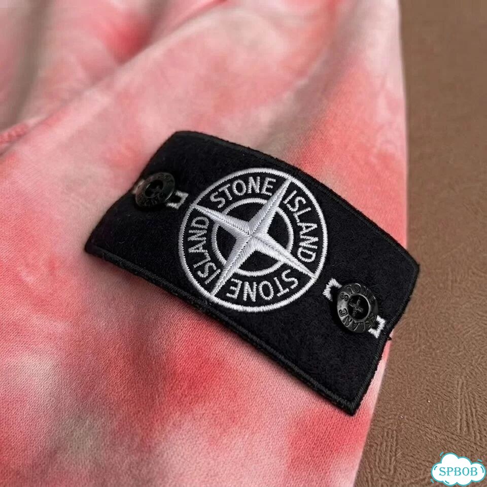 Худи Stone island hand corrosion розовый фото 4
