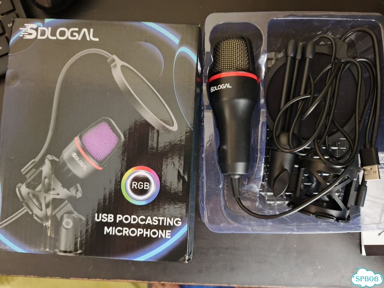 USB-микрофон конденсаторный с RGB для пк и PS4/5 фото 2
