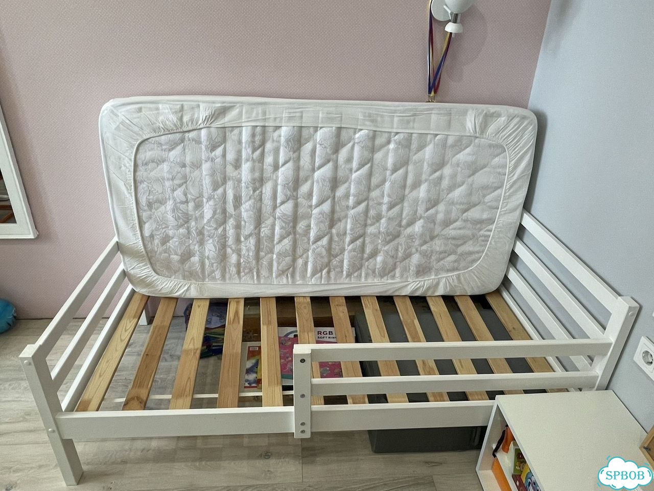 Кровать детская 160х80 + матрас + тумбочка фото 3