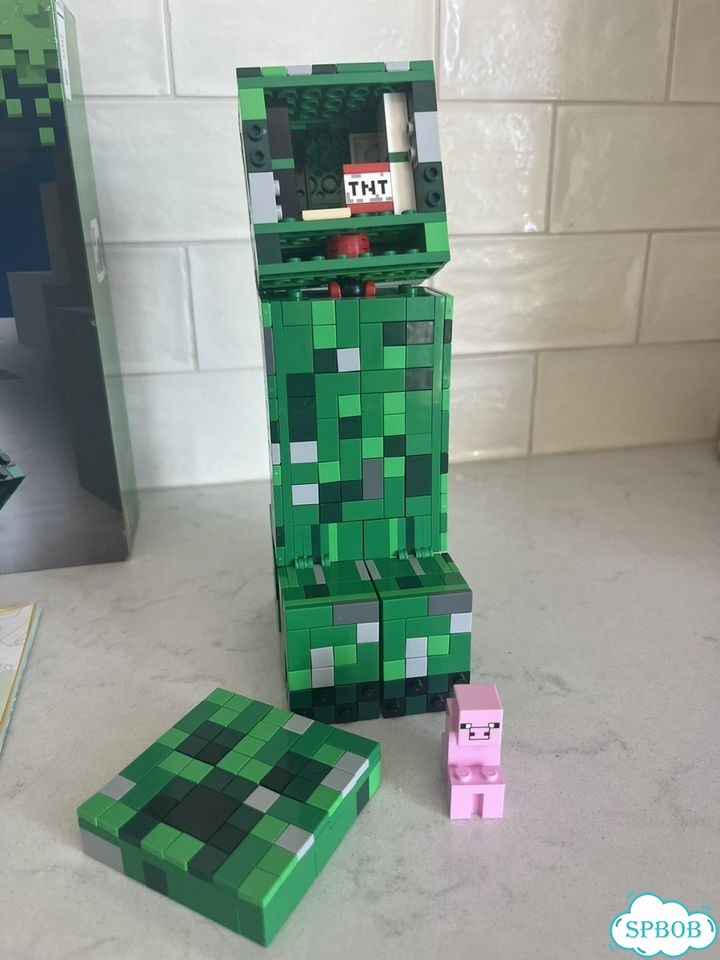 Конструктор lego minecraft Крипер, 21276 фото 6