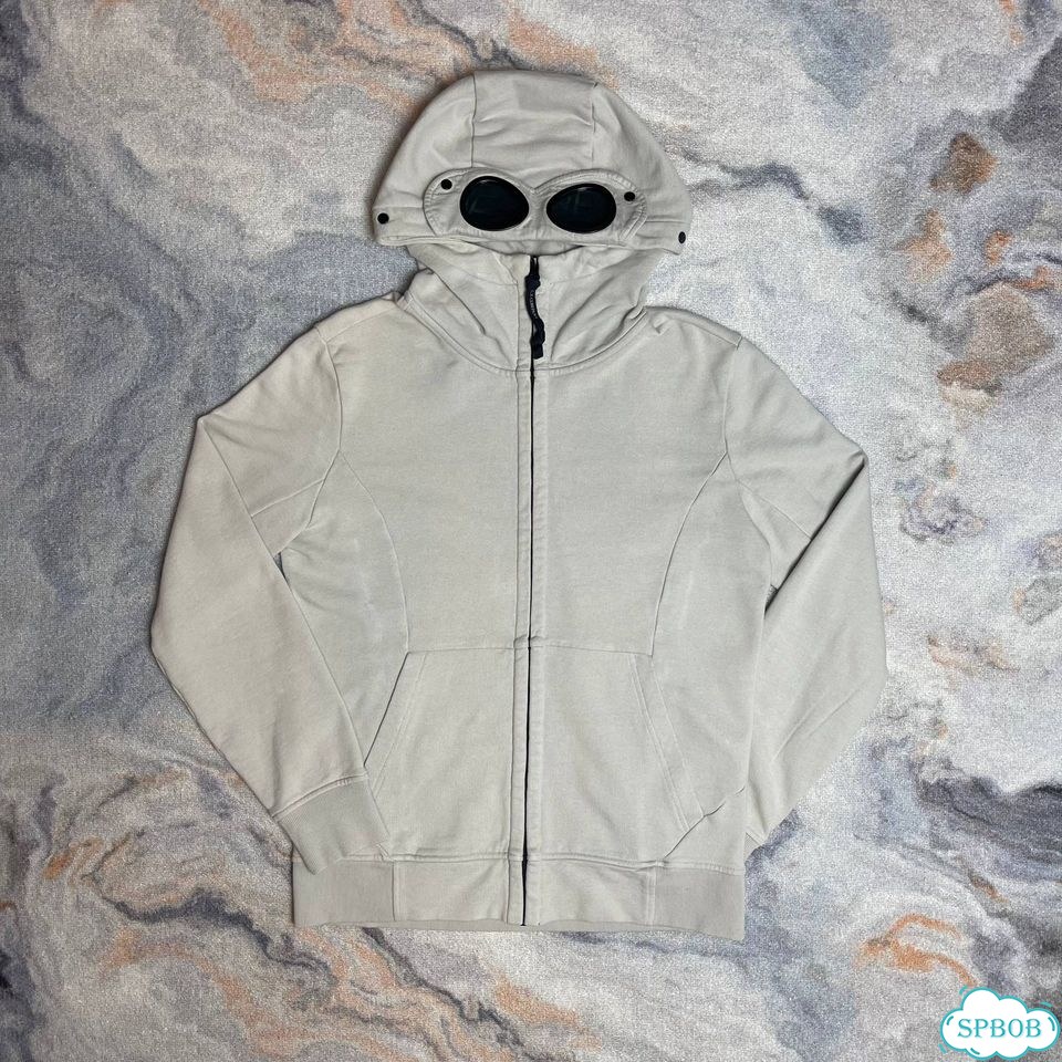 Зип-худи CP company Diagonal Raised Fleece Goggle фото 1