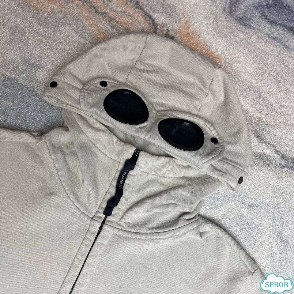 Зип-худи CP company Diagonal Raised Fleece Goggle фото 2