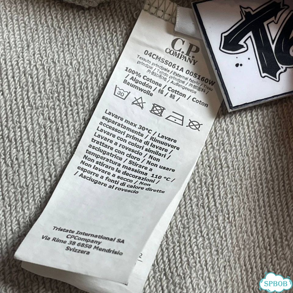 Зип-худи CP company Diagonal Raised Fleece Goggle фото 7