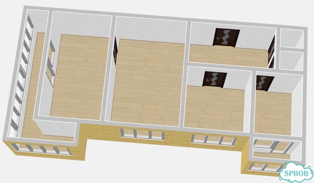 3-к. квартира, 70 м², 3/14 эт. фото 3