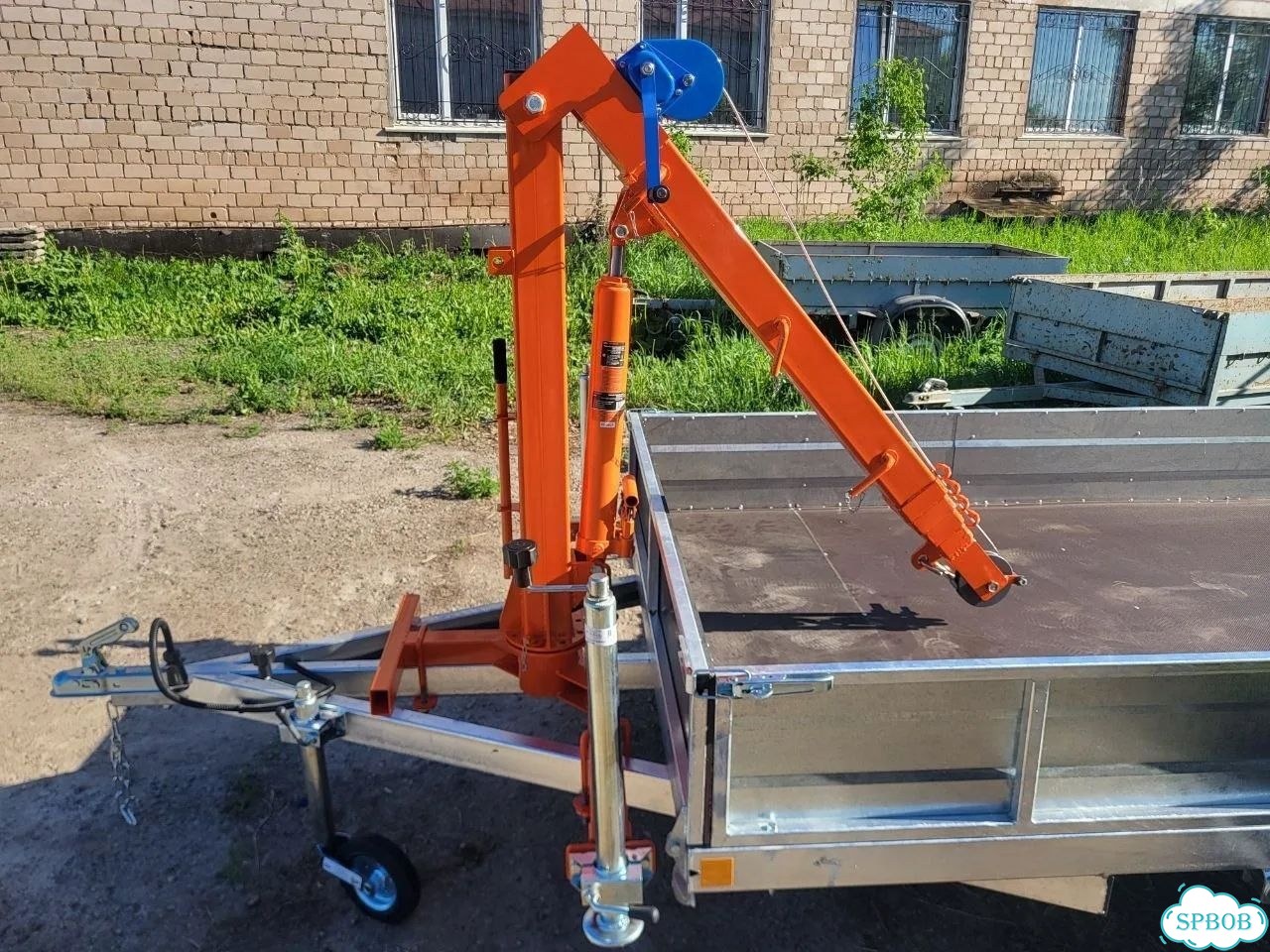 Мини кран на прицеп 3.5 m фото 4