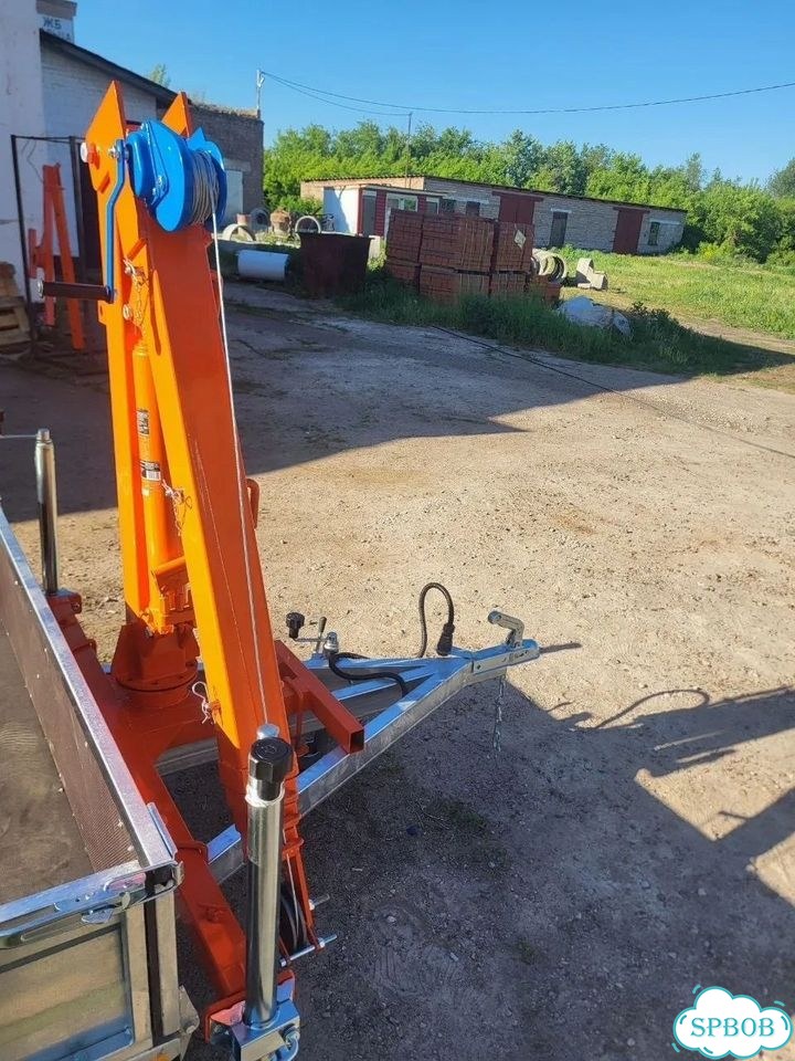 Мини кран на прицеп 3.5 m фото 6