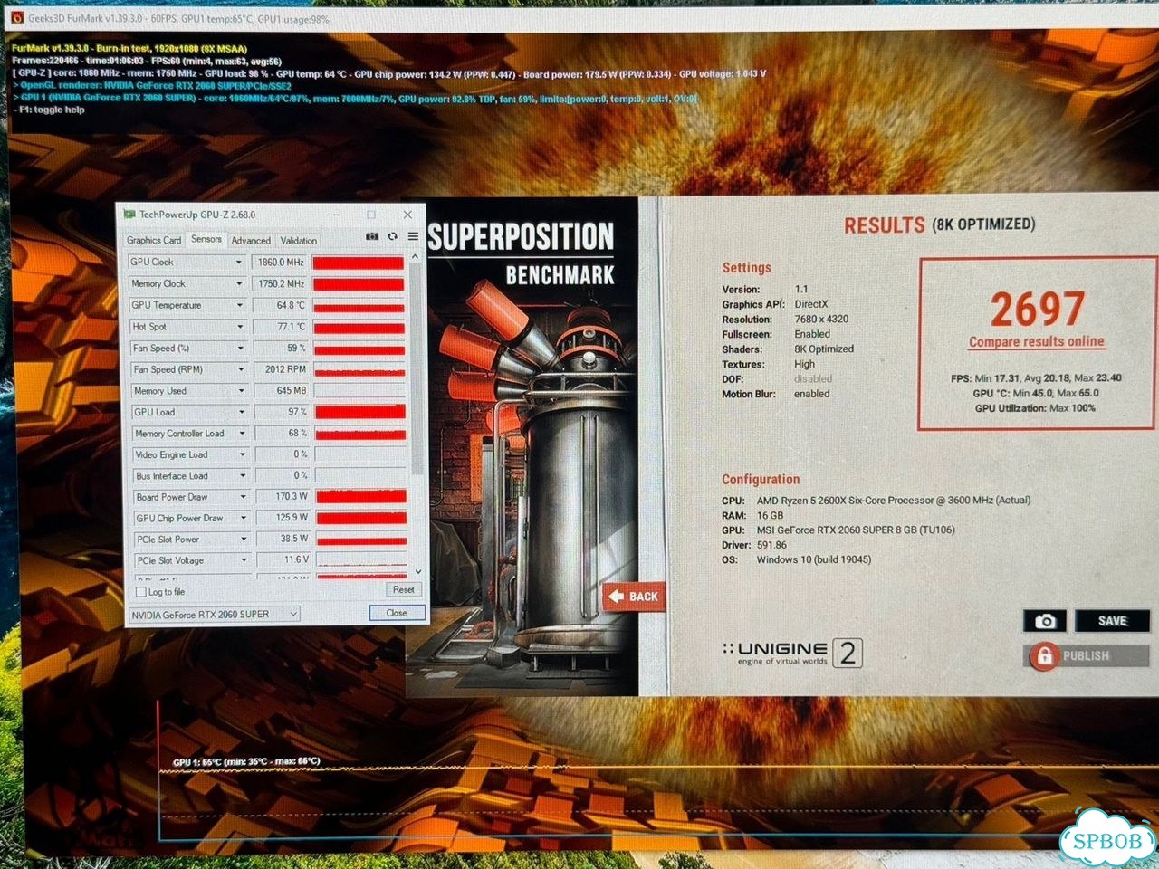 RTX2060 super 8gb MSI ventus фото 4