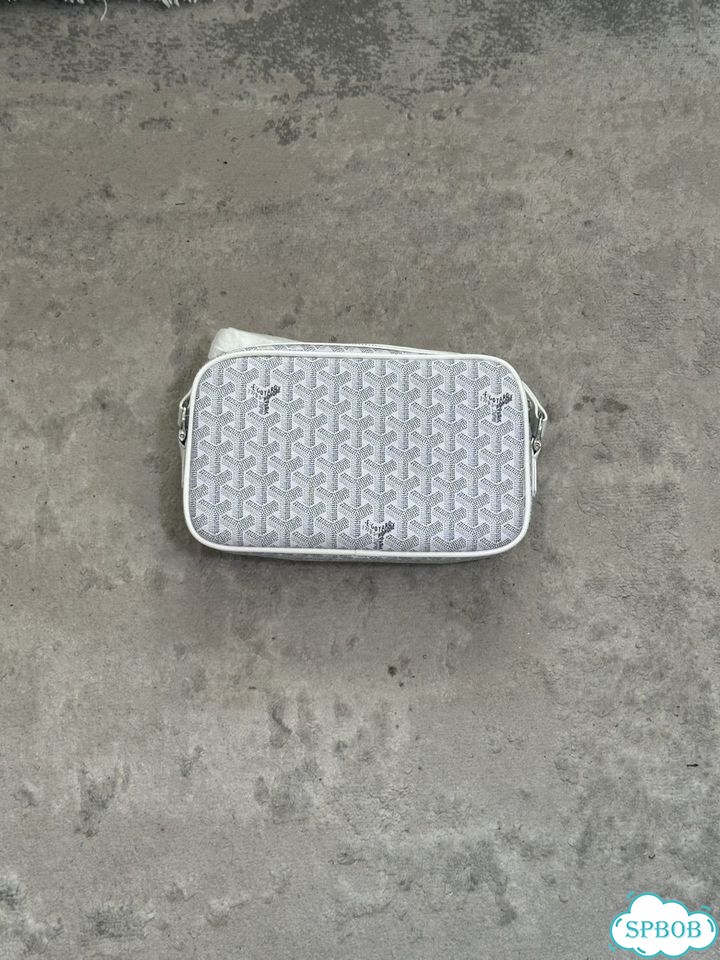 Сумка мини goyard мужская белая фото 2