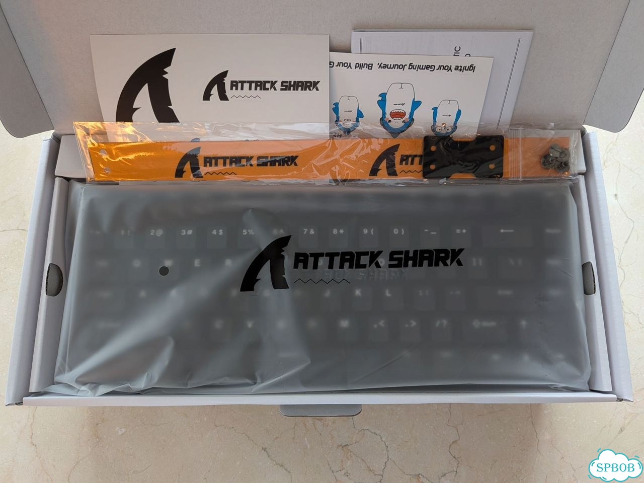 Магнитная клавиатура Attack shark r82he RUS буквы фото 2