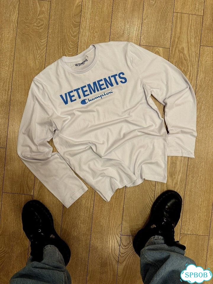 Лонгслив Vetements x Champion хит сезона фото 2