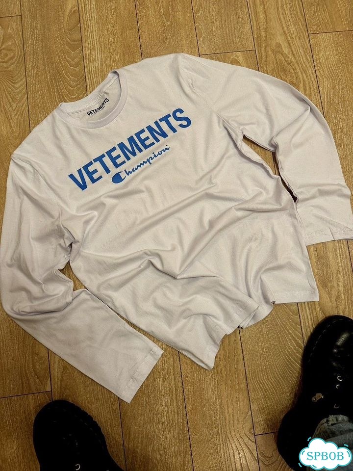 Лонгслив Vetements x Champion хит сезона фото 4