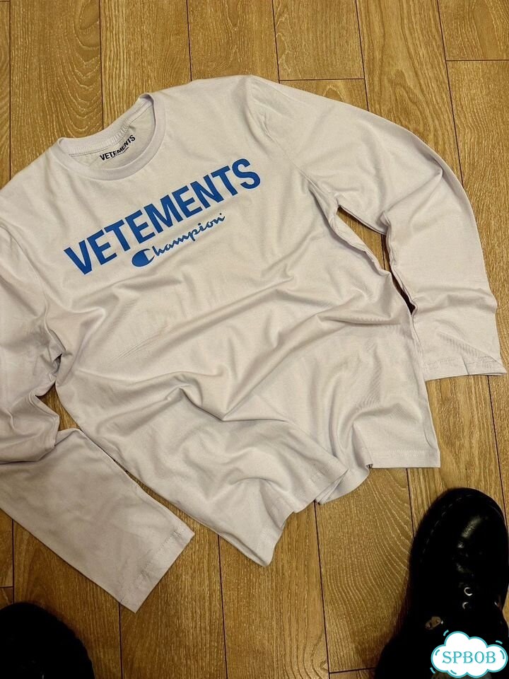 Лонгслив Vetements x Champion хит сезона фото 5