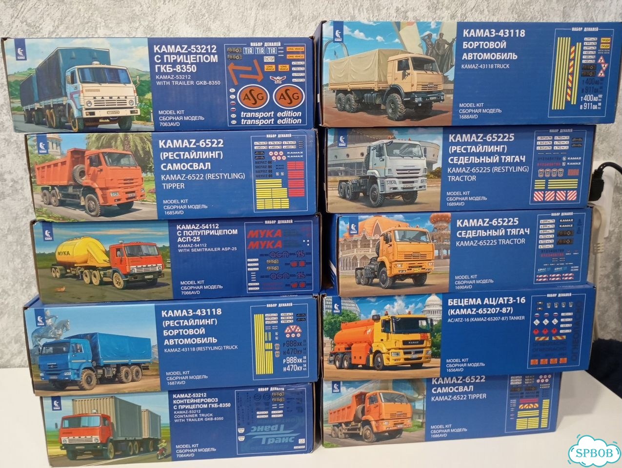 Avd models сборные модели камаз фото 5