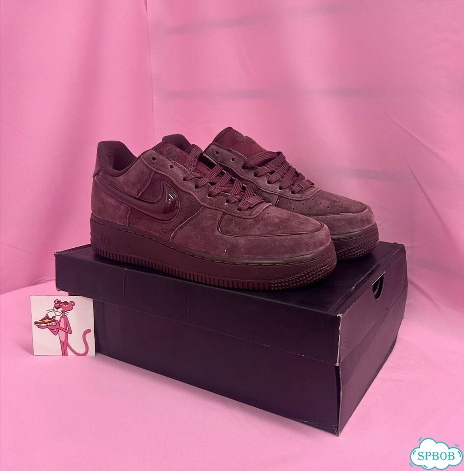 Nike Air Force 1 Low Hollow Wine Red Оригинал фото 2
