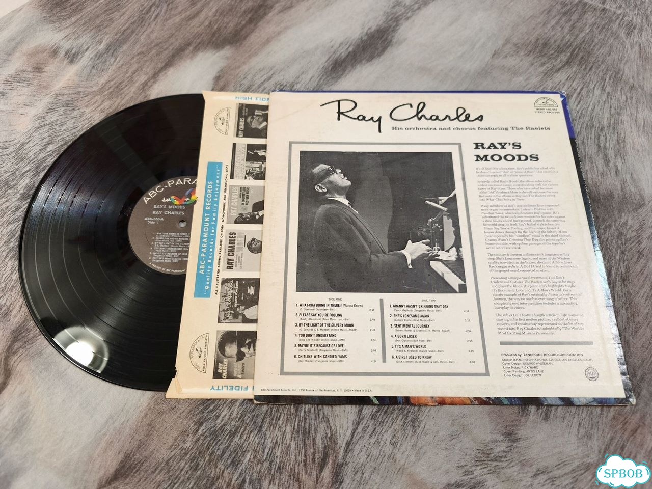 Пластинка Ray Charles - Ray's Moods (US, 1966 год) фото 2