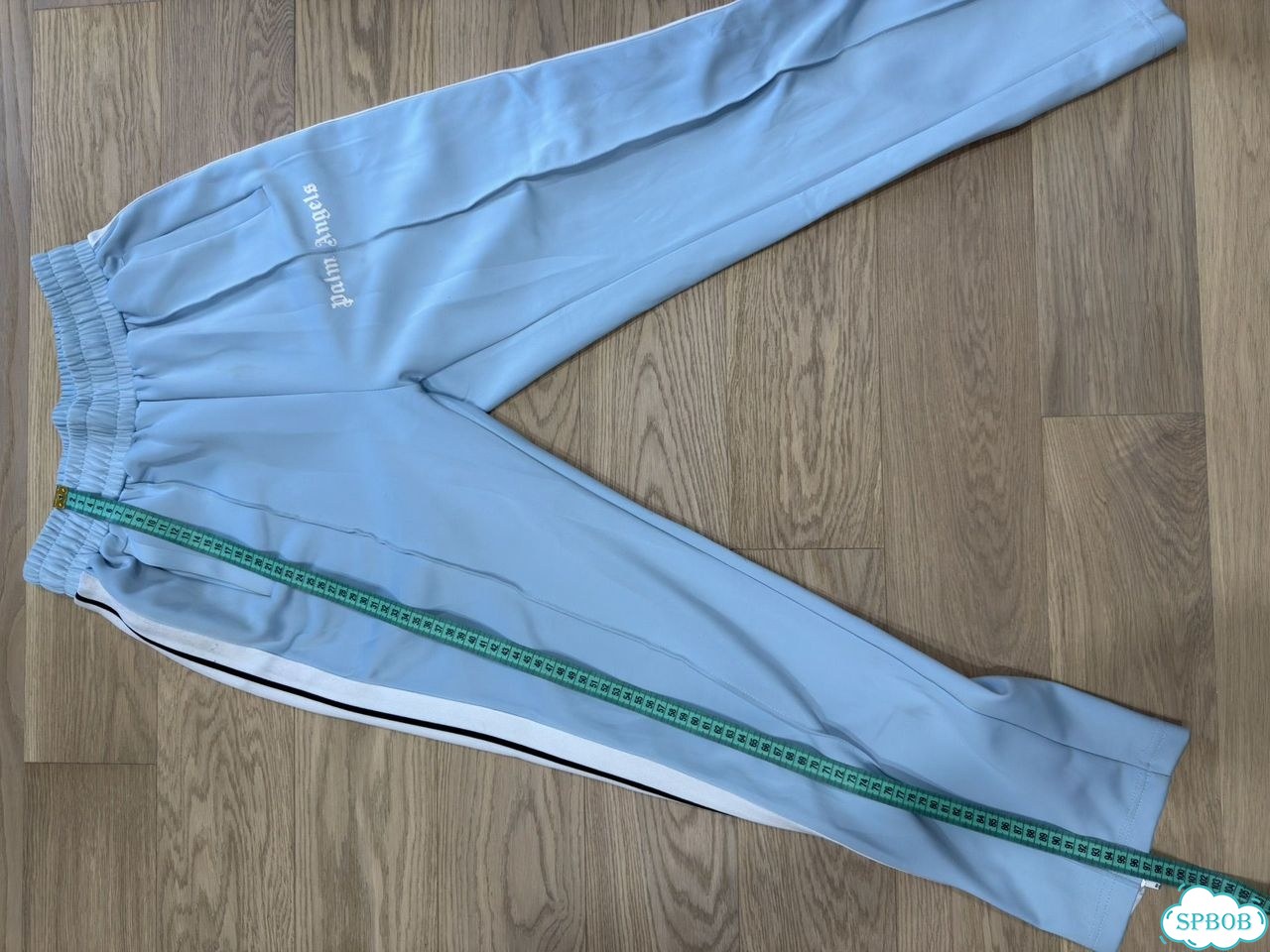 Штаны Palm Angels Side Stripe Track Pants (синие) фото 2