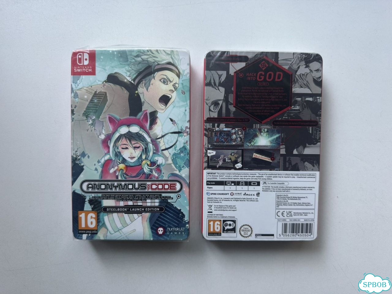 Anonymous Code Steelbook Launch (Новый) Switch фото 1