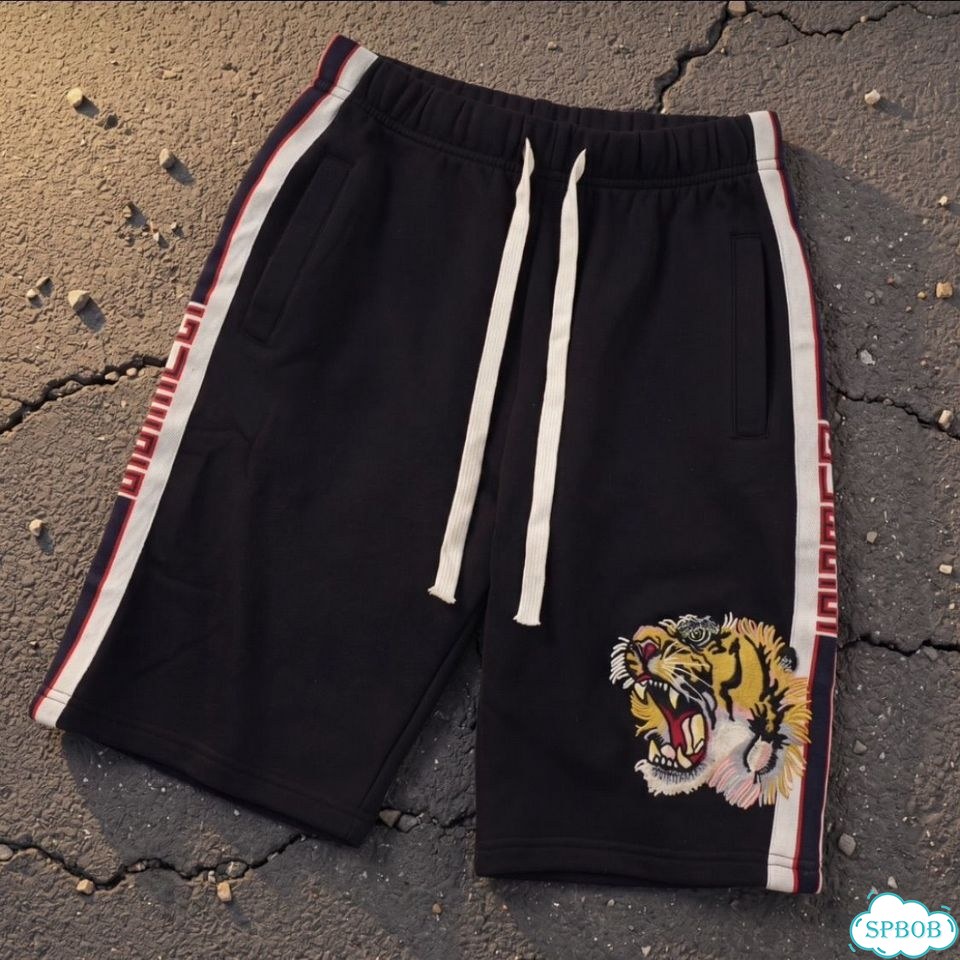 Шорты tiger gucci guess широкие фото 4