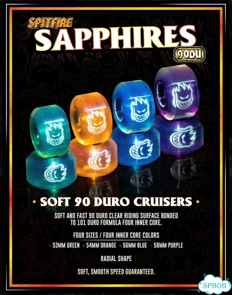 Колеса Spitfire Sapphires 90D 54мм фото 4