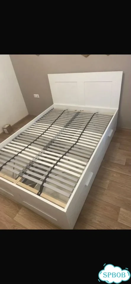 Кровать двуспальная 140×200 IKEA фото 3