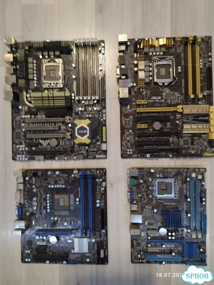 Материнские платы LGA 1366, 1150, 1155, 775 фото 1