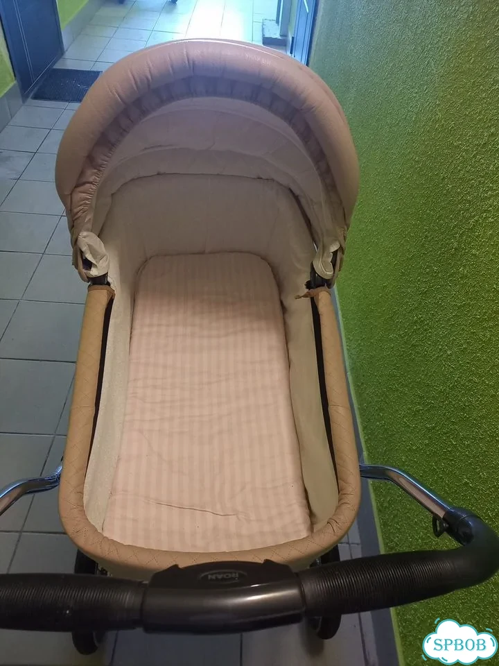 Коляска-люлька Roan marita Prestige (экокожа) фото 2