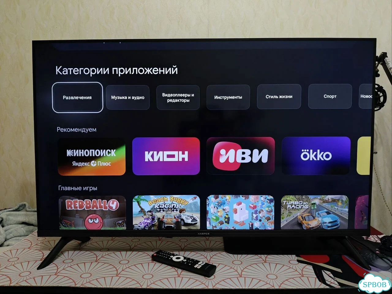 Телевизор 43 дюйма 4к Google tv фото 1