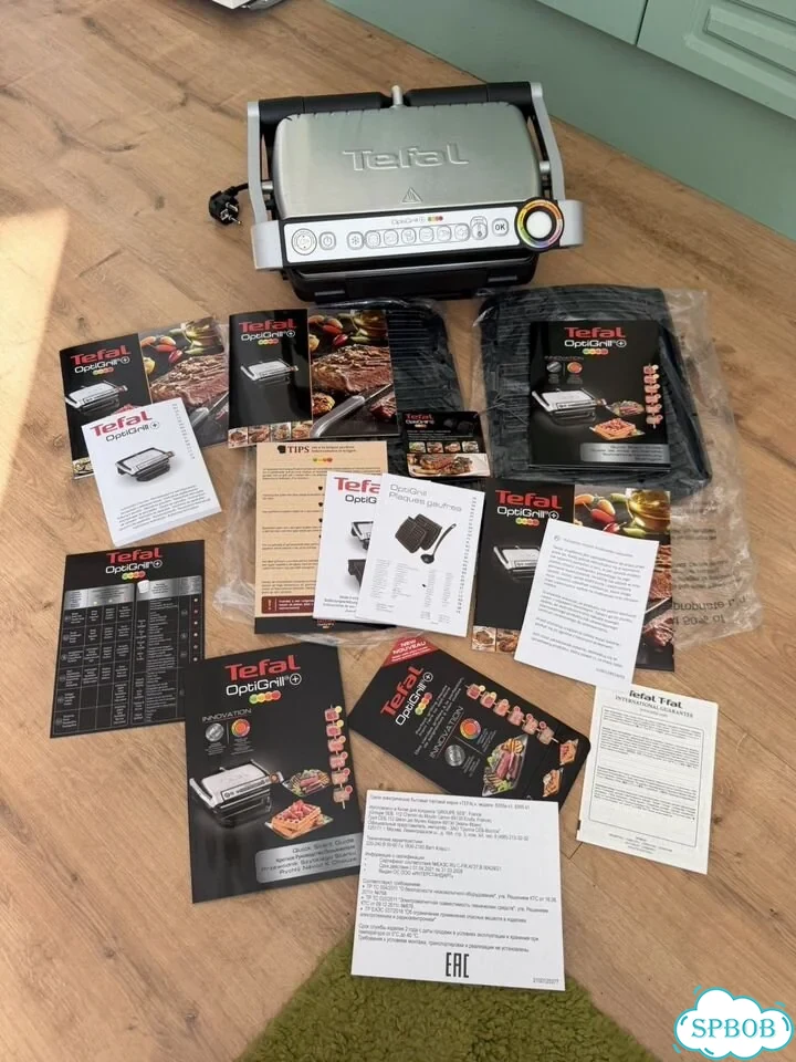 Электрогриль tefal optigrill+ GC716D12 фото 4