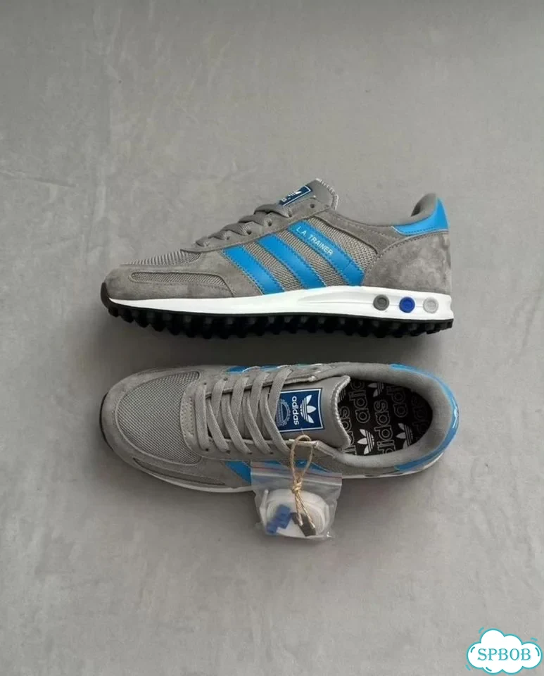 Кроссовки Adidas La Trainer Og Grey Blue фото 6