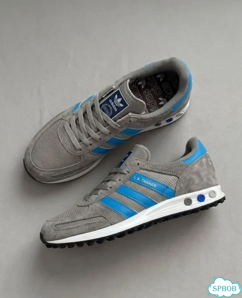Кроссовки Adidas La Trainer Og Grey Blue фото 7