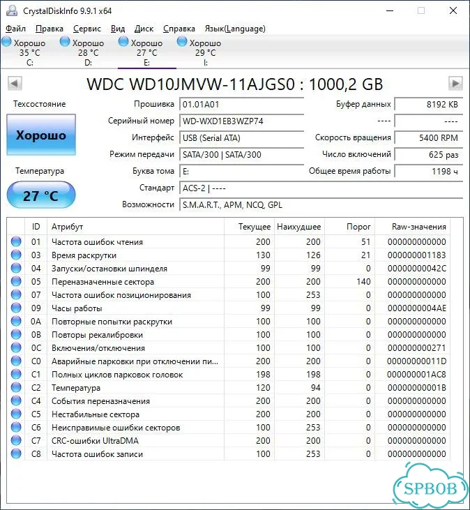 Внешний HDD WD Elements Portable 1TB фото 4