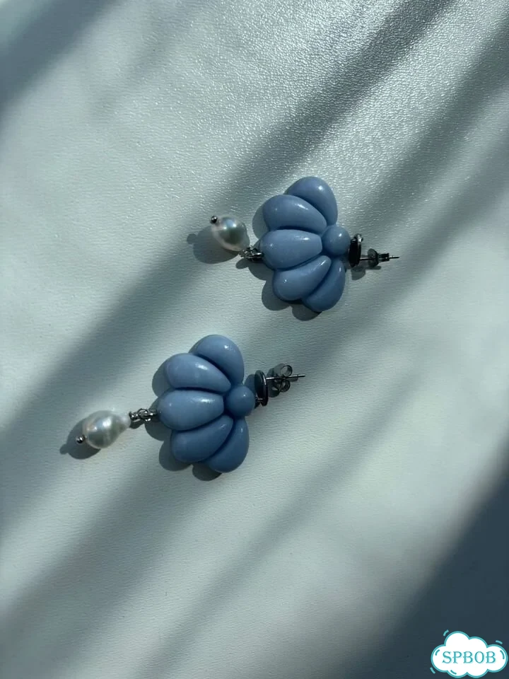 Романтичные серьги с натуральным жемчугом фото 9