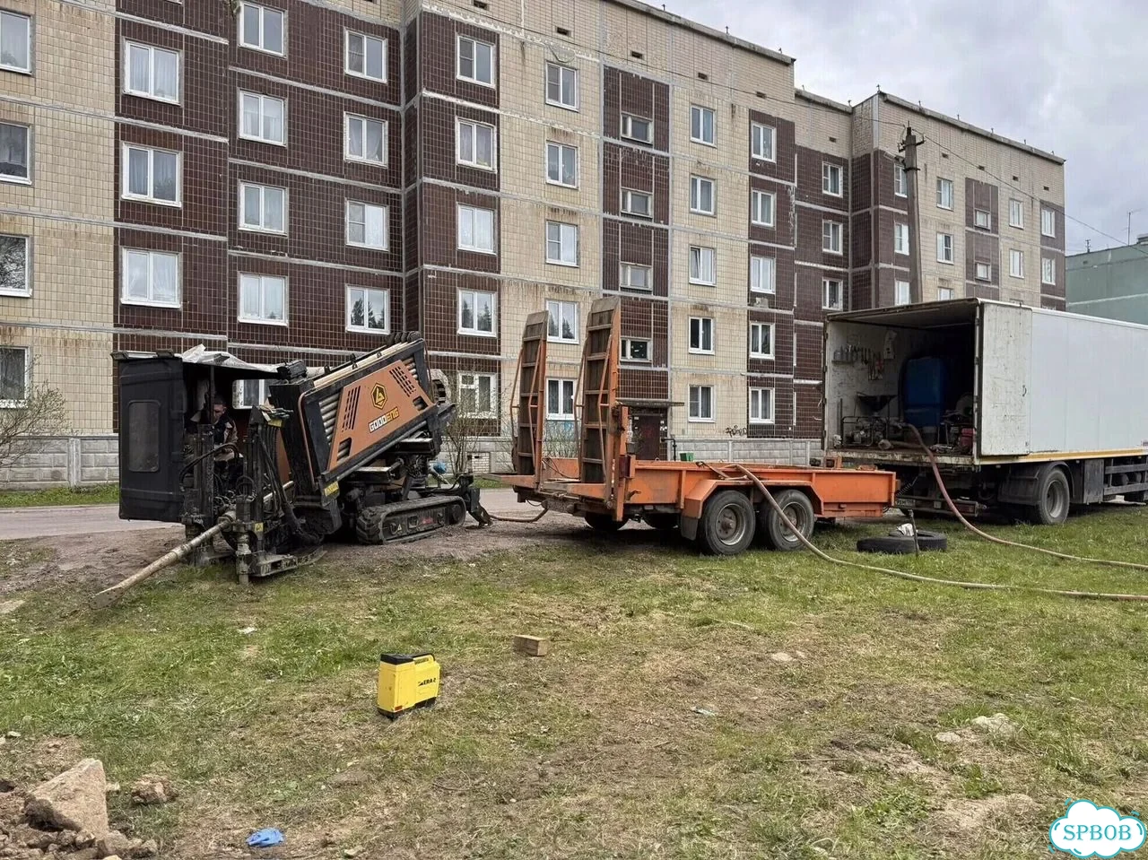 Прокладка труб большого диаметра ГНБ фото 8