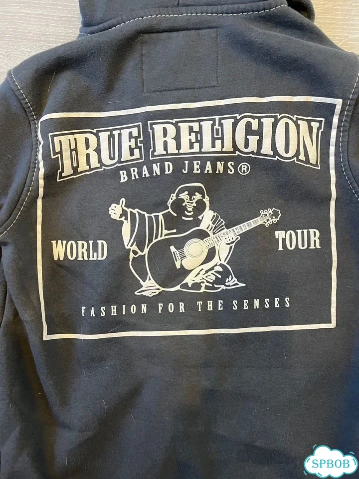 True religion зип худи серая фото 2