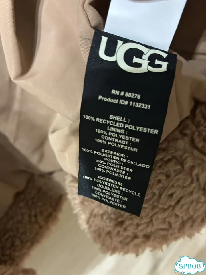 Куртка UGG плюшевая фото 3