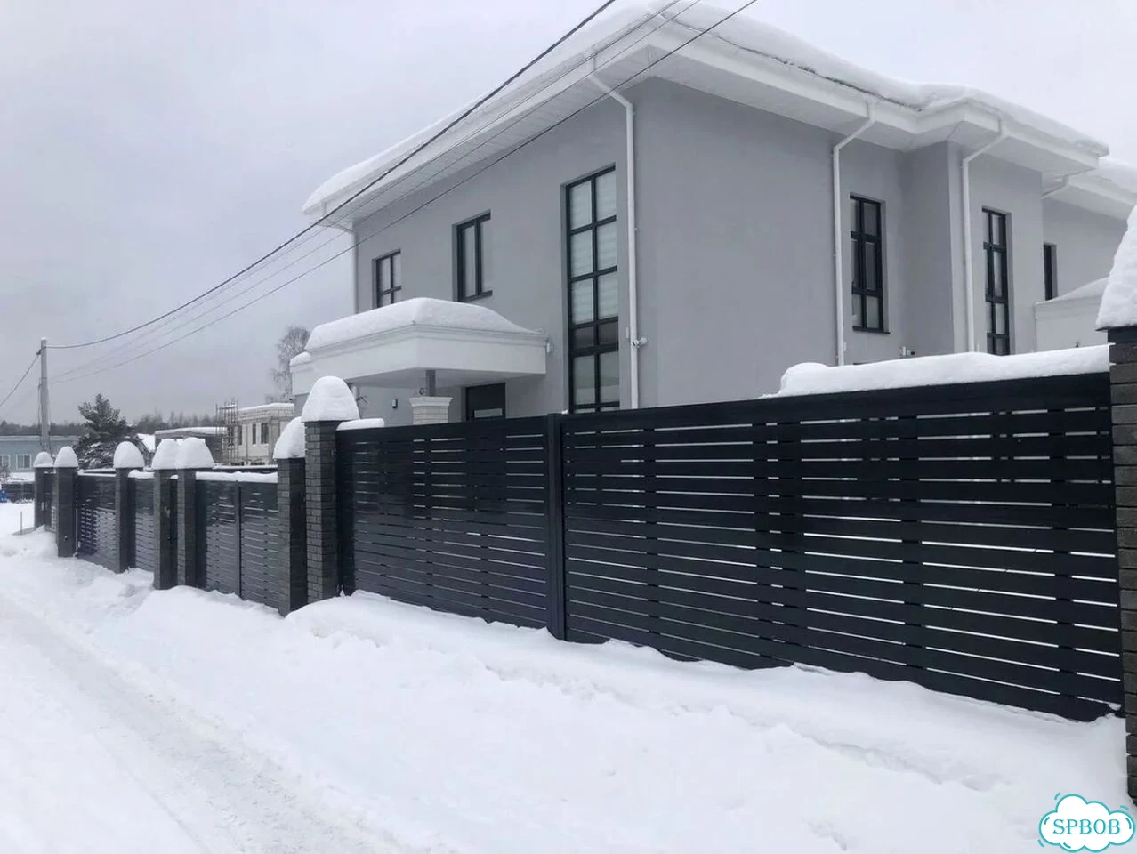 Забор ранчо установка фото 5