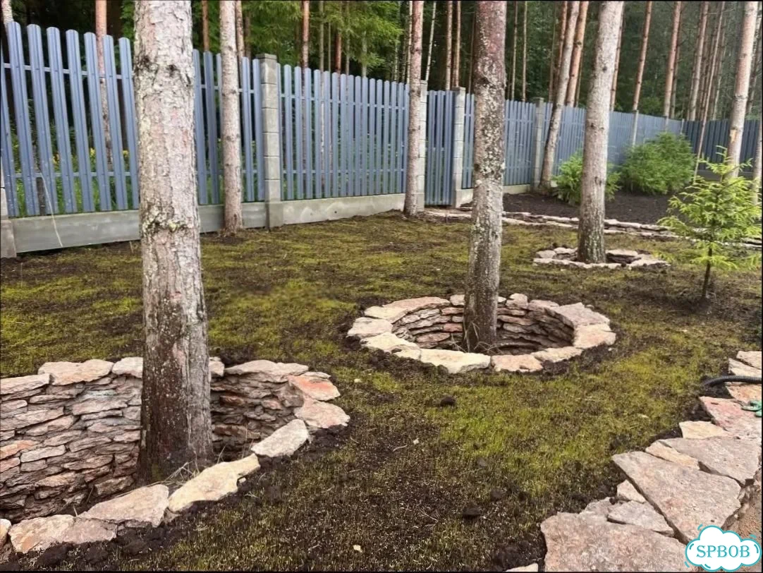 Укладка тротуарной плитки, брусчатки бордюров фото 6