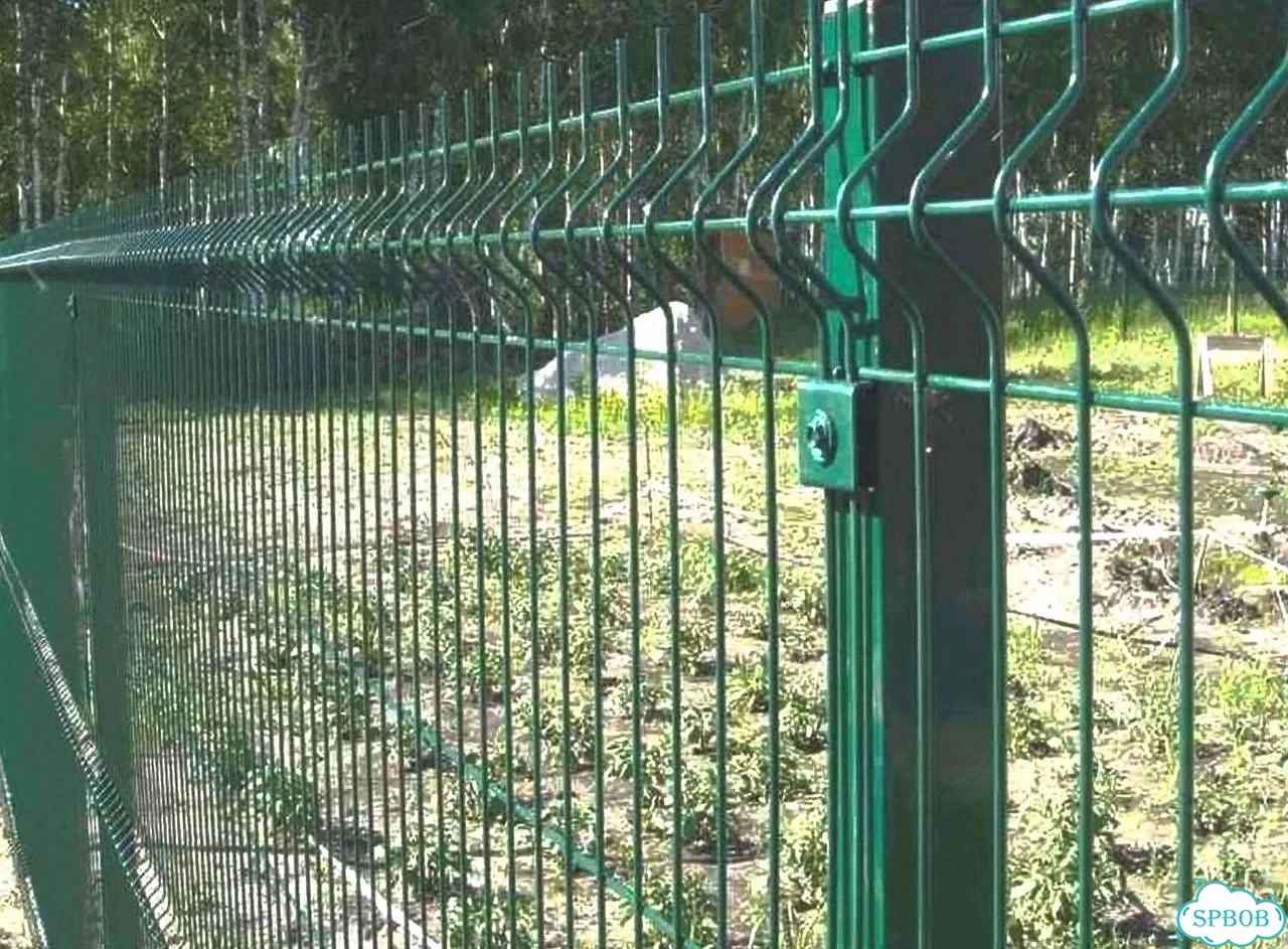 Забор из сетки 3Д фото 4