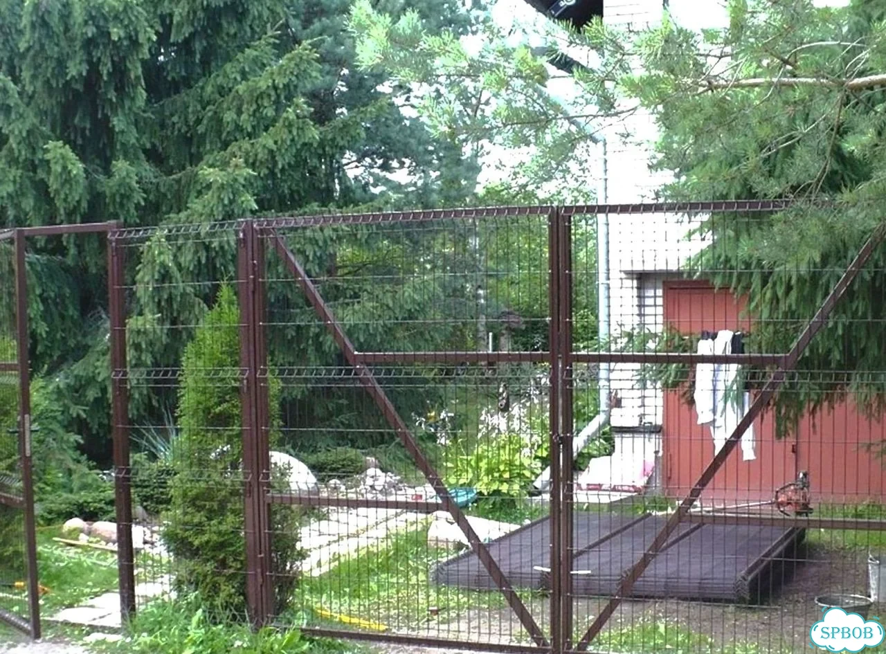 Сетка для забора гиттер 3Д фото 9