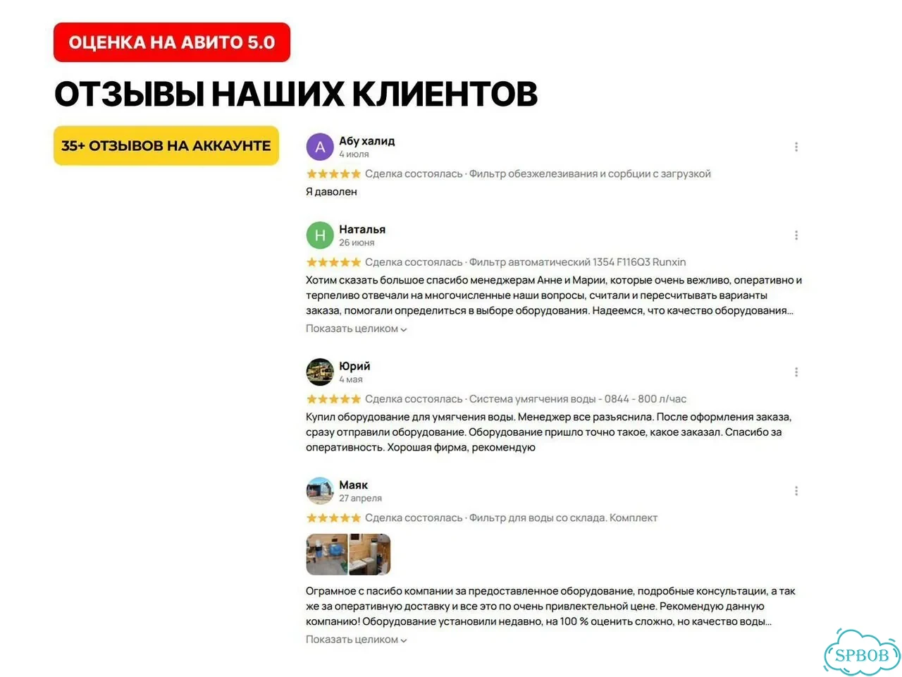 Полный комплект фильтров от железа и жёсткости фото 8
