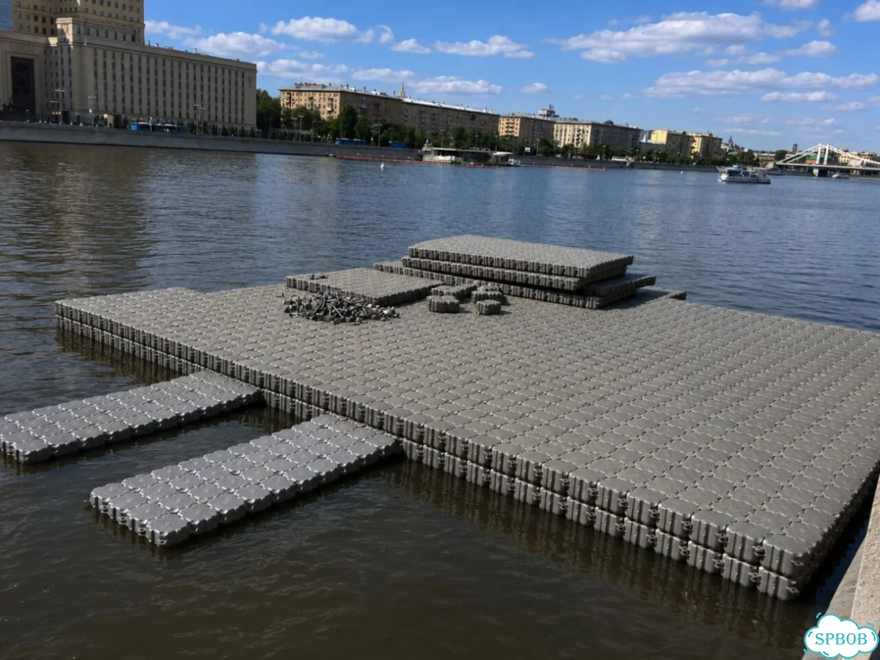 Понтон модульный пластиковый фото 1