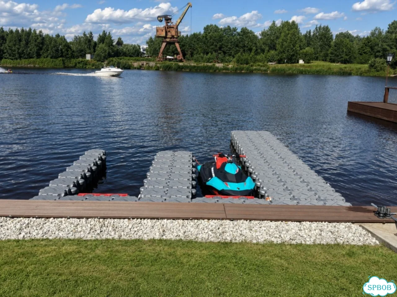 Понтон модульный пластиковый фото 9