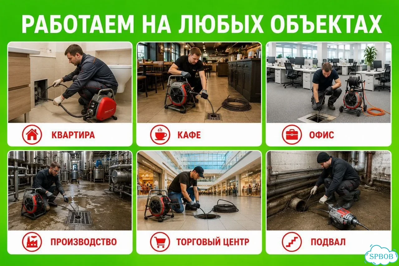 Прочистка канализации. Устранение засоров Гарантия фото 6