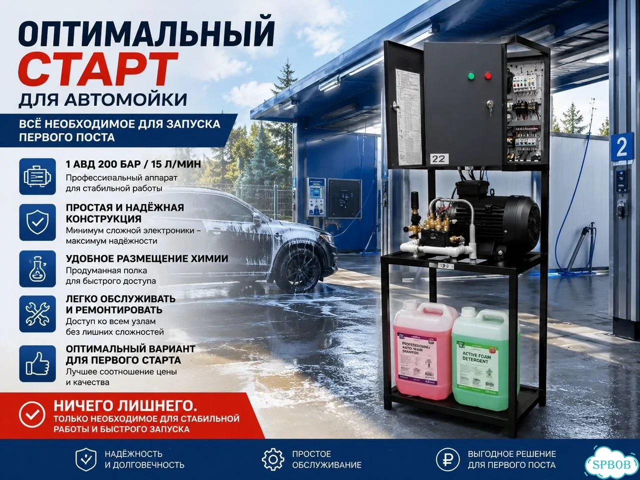 Оборудование для Мойки самообслуживания base-8315 фото 5