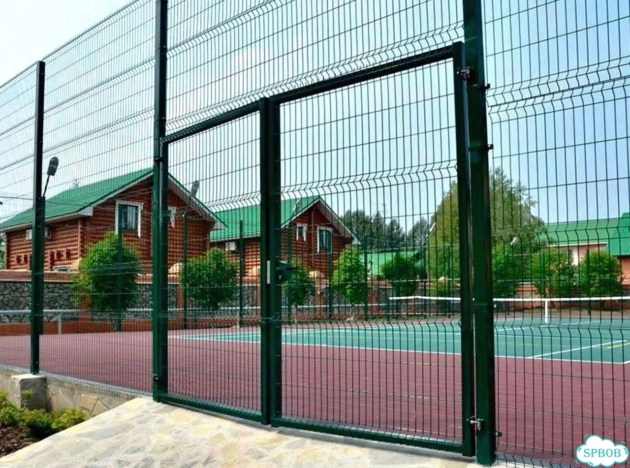 Забор из сетки 3Д гиттер с установкой фото 2