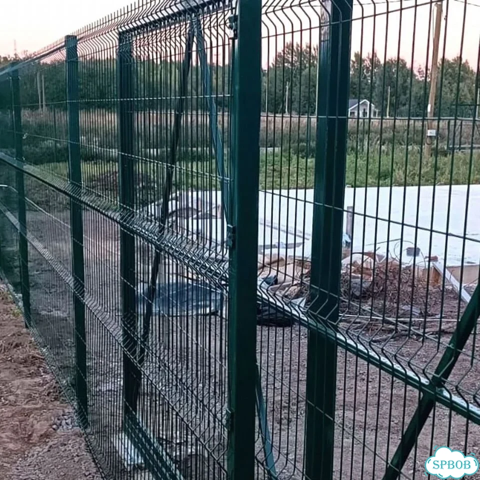 Забор из сетки 3Д гиттер с установкой фото 9