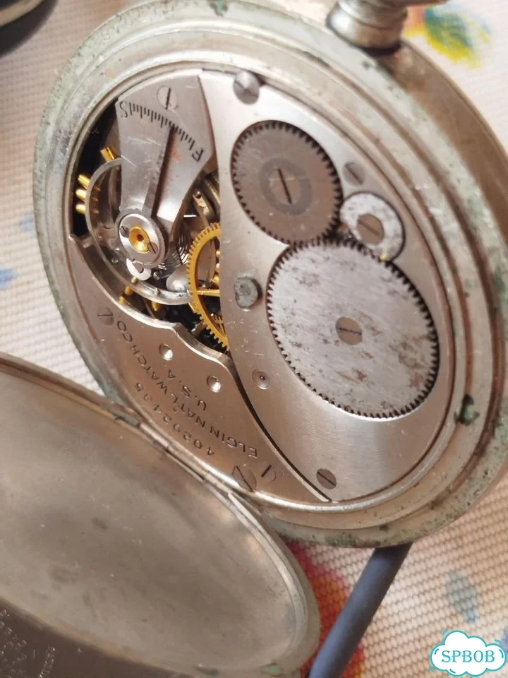 Карманные часы Elgin National Watch Company фото 6