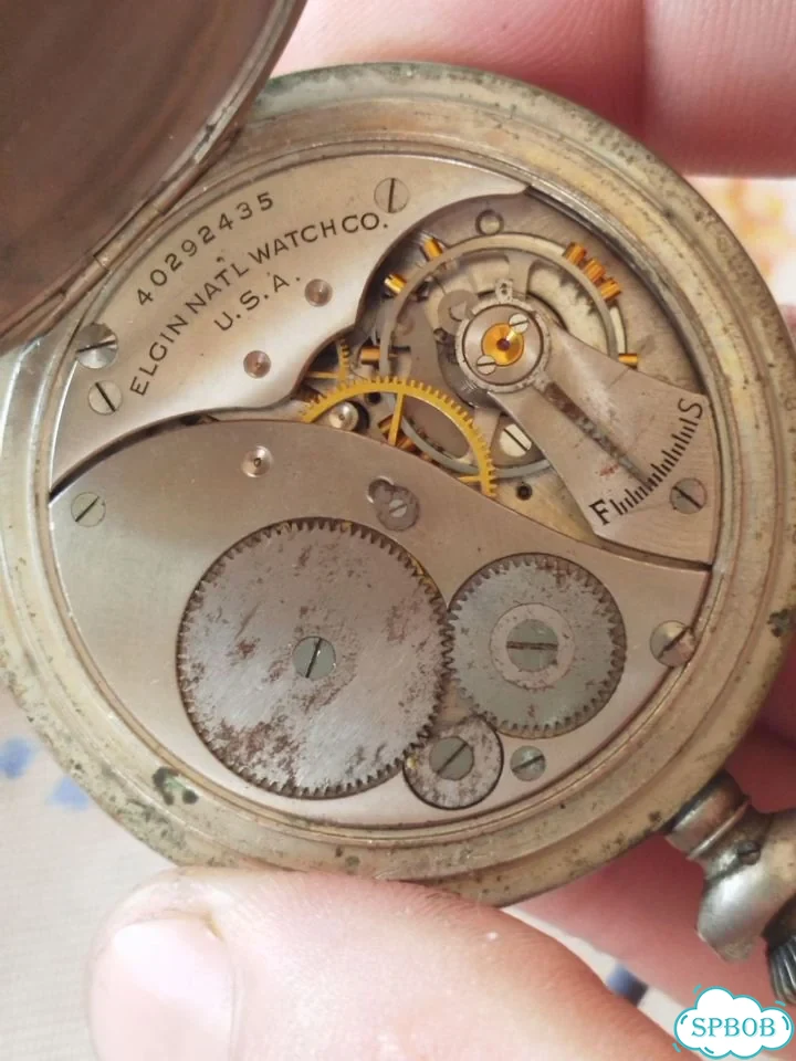 Карманные часы Elgin National Watch Company фото 7